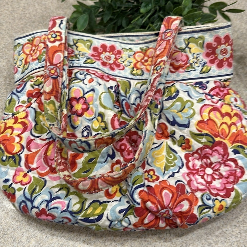 Vera Bradley Shoulder Bag Hope Flowers - Picture 4 of 9